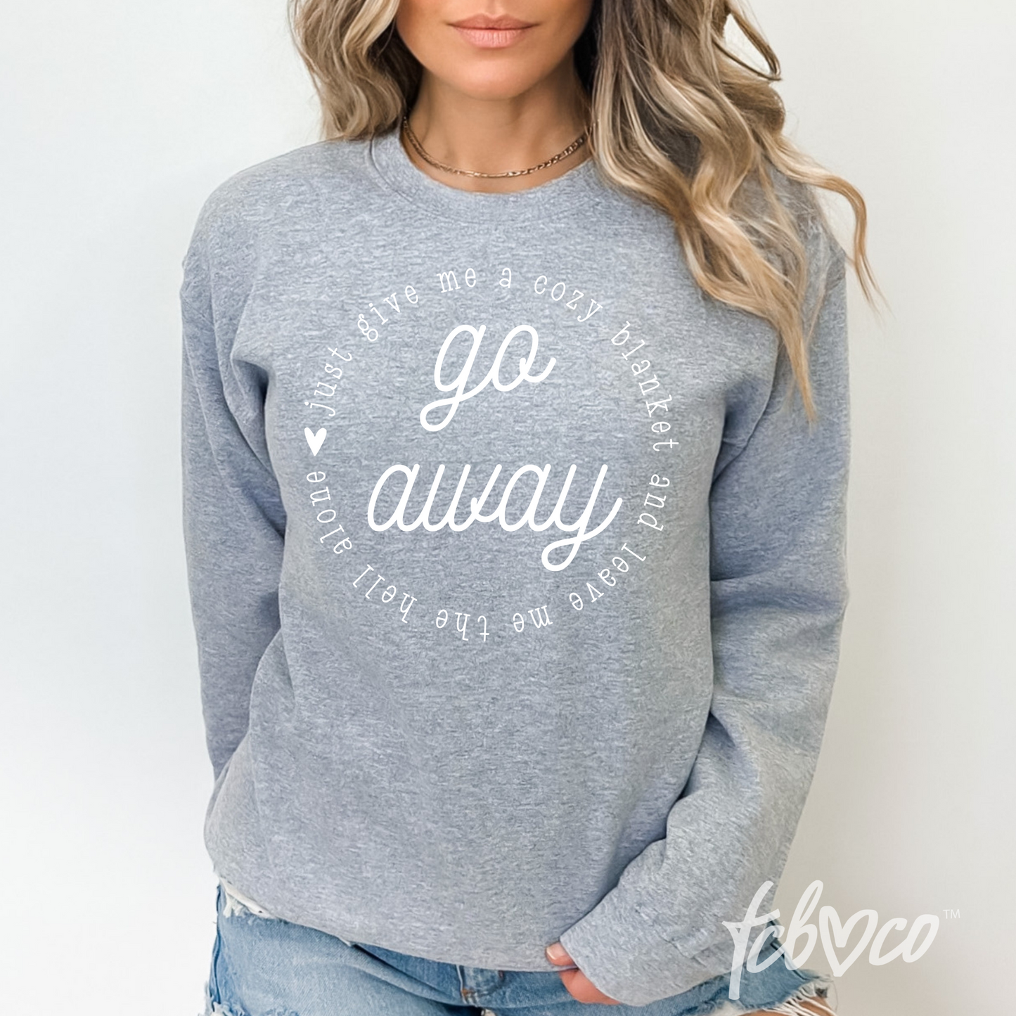 Go Away Screen Print Transfer